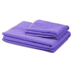Balancefrom Goyoga 7-Piece Set - Include Yoga Mat With Carrying Strap, 2 Yoga Blocks, Hand Towel And Knee Pad (Purple, 1/2''-Thi