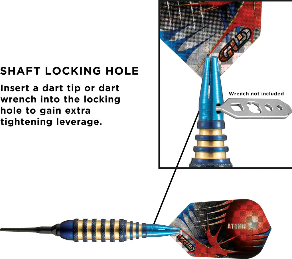 Viper Atomic Bee Soft Tip Darts, Blue, 16 Grams