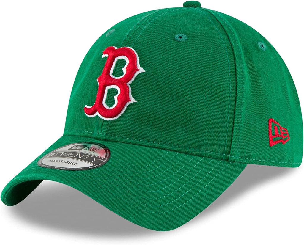 New Era Mlb Core Classic 9Twenty Adjustable Hat Cap One Size Fits All (Boston Red Sox Kelly Green)