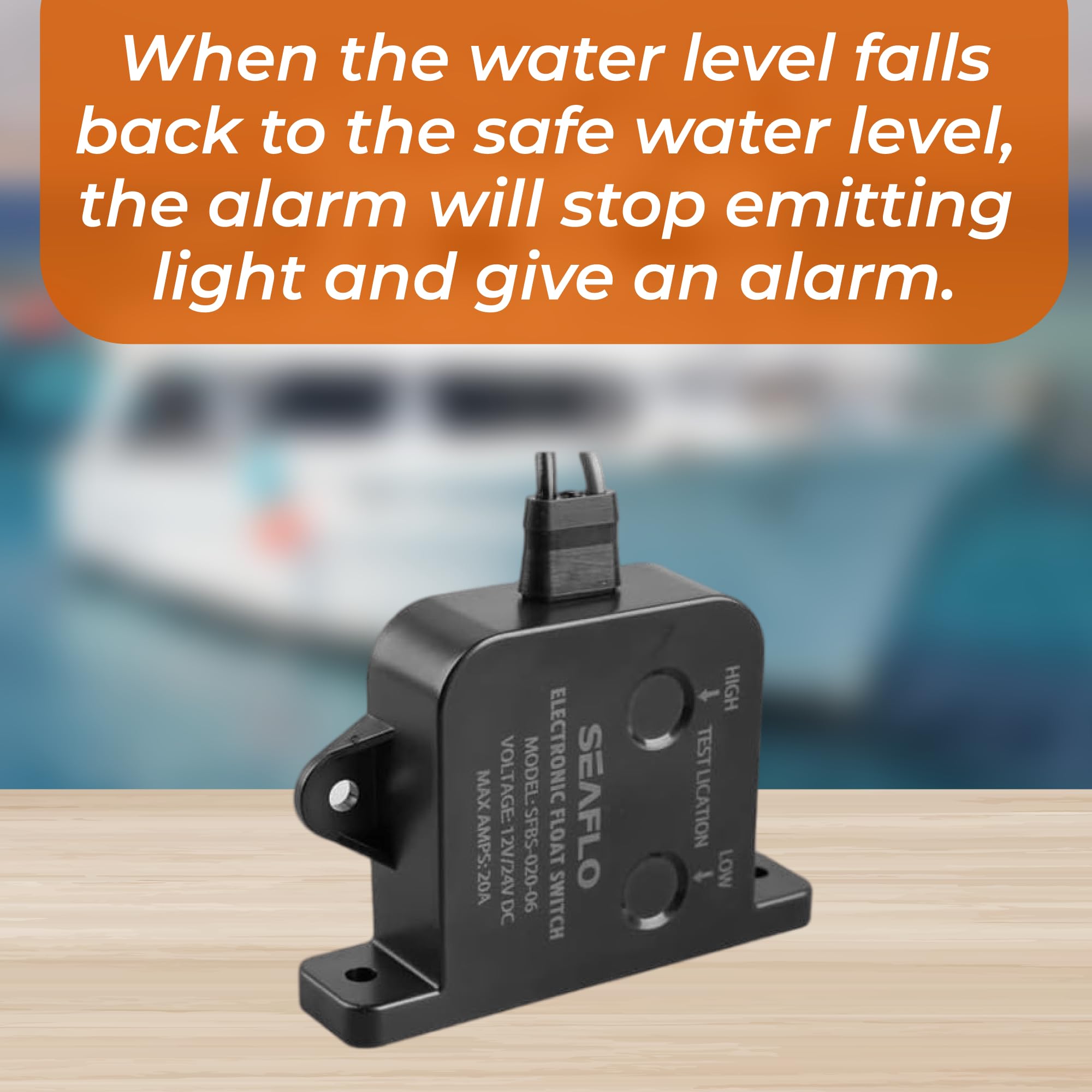 Seaflo 12V High Water Level Bilge Alarm System