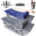 Camping Cot With Comfortable Mattress, 1 Pack Folding Camping Cots, Cots For Sleeping Camping Bed Heavy Duty Folding Cot With Ca