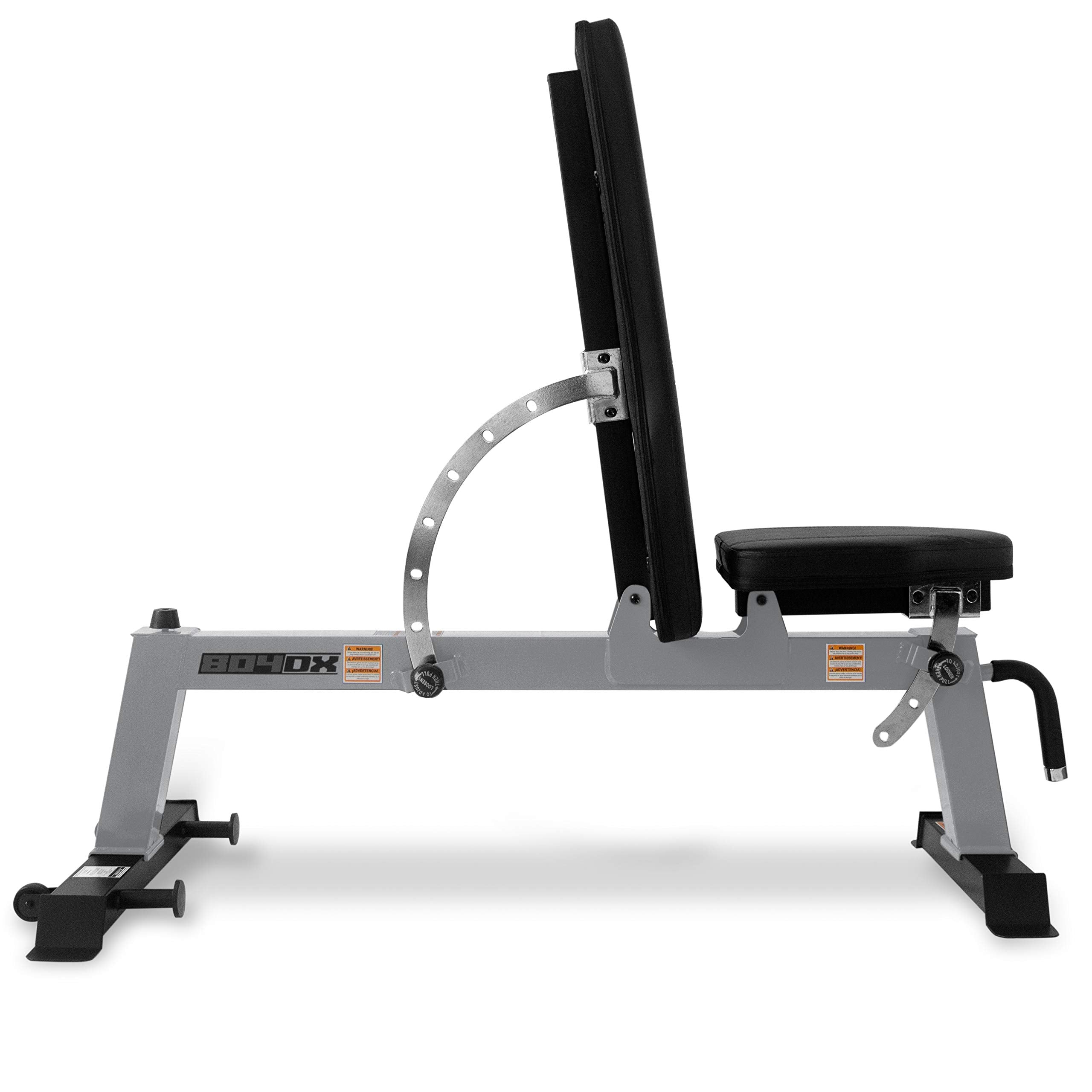 Cap Barbell Deluxe Utility Weight Bench, Silver