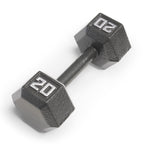 Marcy 20lb Cast Iron Hex Dumbbell, Single, IV-2020