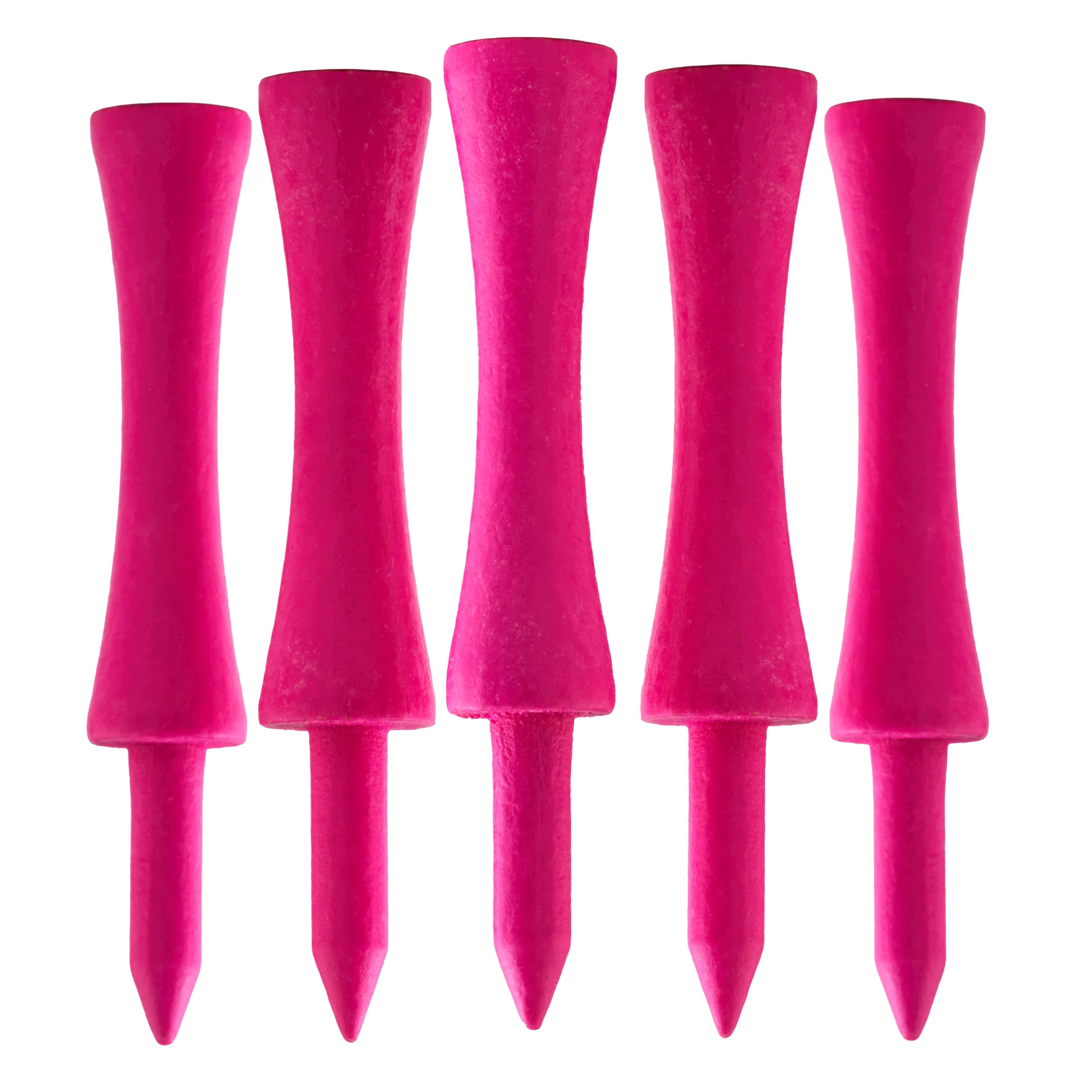 100 PCS Bamboo Golf Tees | Multiple Colours & Sizes | Castle Golf Tees | Standard Golf Tees | Eco Friendly & Sustainable Bamboo 