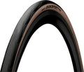 Continental Grand Sport Race Tires - Clincher Black/Brown, Puregrip, Nytech Breaker, 700X28