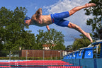 Arena Tracks Swim Goggles, White  Smoke  Fuchsia, Non-Mirror Lens