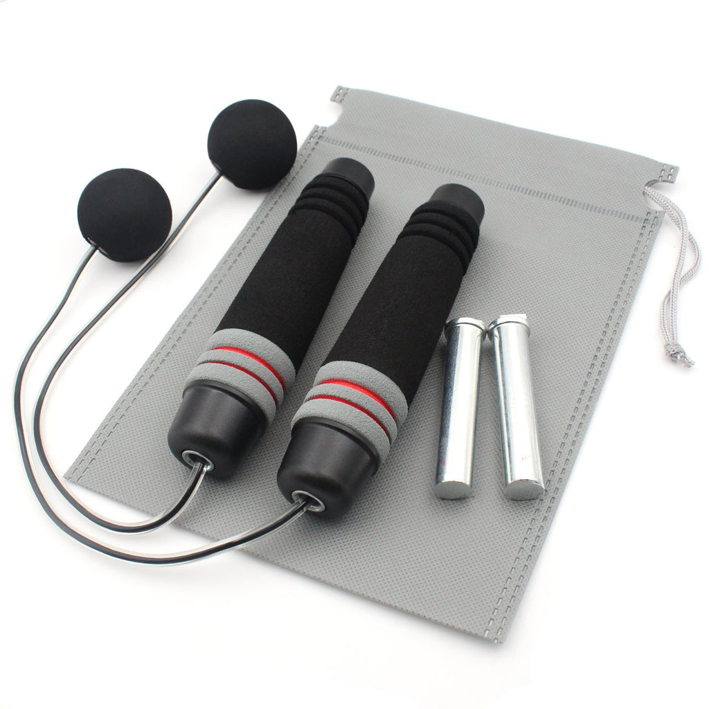 Benvo Weighted Ropeless Jump Rope Cordlee Speed Rope Skipping Rope For Double Unders, Exercise, Wod, Boxing, Mma Beachbody Train