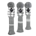 Scott Edward Golf Club Head Covers For Woods And Driver Set Of 3 Cutest Pom Pom Fit Over Well Driver Wood(460Cc) Fairway Wood An