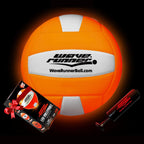 Wave Runner Led Light Up Volleyball - Glow In The Dark Volley Ball - Volleyball Gifts For Teen Girls | Beach Sports And Outdoors