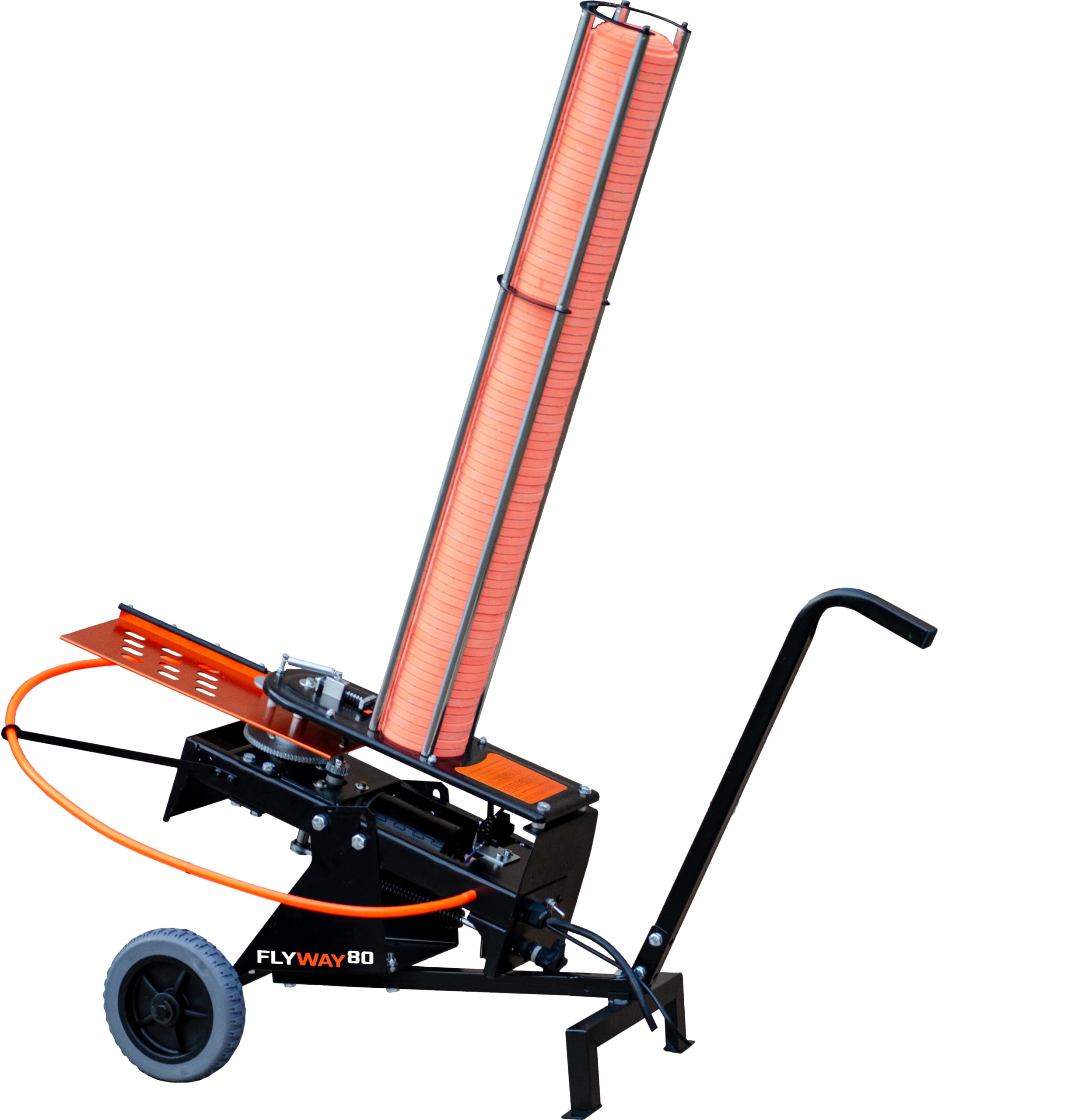 Do All Outdoors Fw80 Flyway 80 Auto Clay Pigeon Trap With Wheels, Holds 80 Clays, Black/Orange, One Size