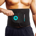 ActiveGear Waist Trimmer Belt for Stomach and Back Lumbar Support, Medium: 8 x 42 - Blue