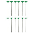 Stansport 10'' Steel T-Top Tent Stakes - 12 Pack