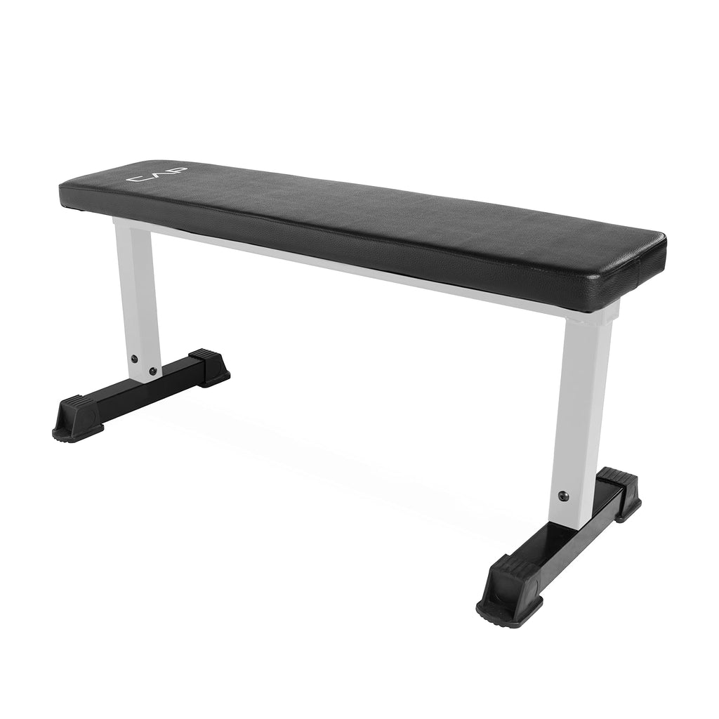 Cap Barbell Flat Weight Bench, White