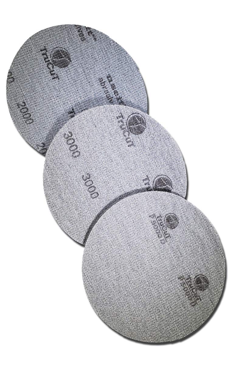 Trucut Sanding Pads  3 Pack High  5'' Diameter  Sanding Pads Made For Bowling Balls  Bowling Ball Resurfacing Pads  Surface Mana