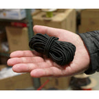 Asr Outdoor Elastic Shock Cord Natural Rubber 30 Feet 3Mm Diameter, Black
