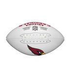 Wilson Nfl Live Signature Autograph Football - Official Size, Arizona Cardinals