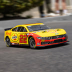 Losi 1/12 NASCAR RC Race Car Joey Logano No. 22 2025 Shell-Pennzoil Ford Mustang 2S AWD RTR Brushed On-Road Battery & Charger In