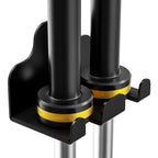 JNIHEEP Barbell Holder,Garage Gym Bar Wall Rack with 2 Bar Holders for Hanging Olympic Barbells, Curl Bars, Chains,Resistance Ba