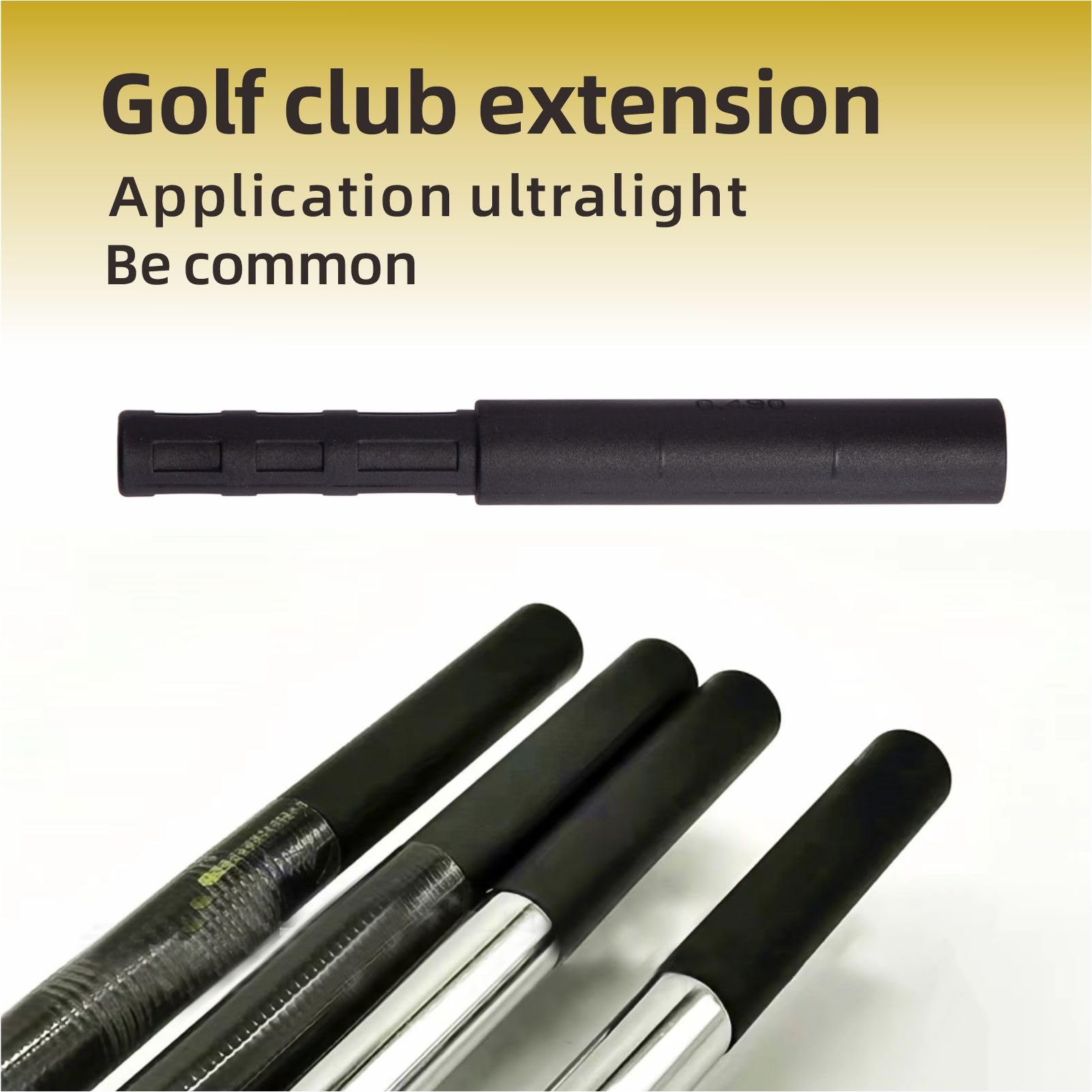 Mariyandh 8 Pcs 0.52 Inches Golf Club Extension Golf Club Extensions Steel Shaft Putter Shaft Extension For Putter, Iron, And Go