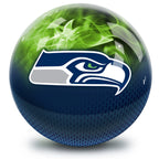 Seattle Seahawks Nfl On Fire Bowling Ball 10Lbs