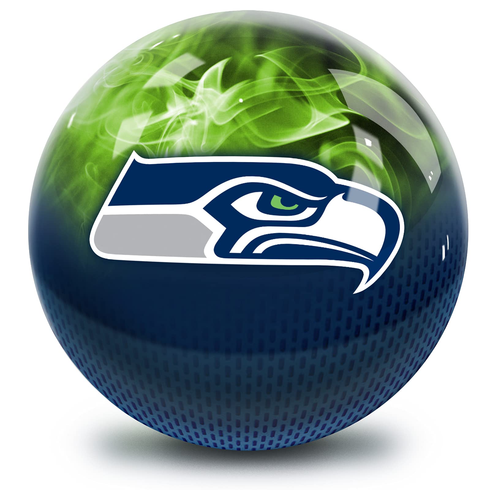 Seattle Seahawks Nfl On Fire Bowling Ball 10Lbs