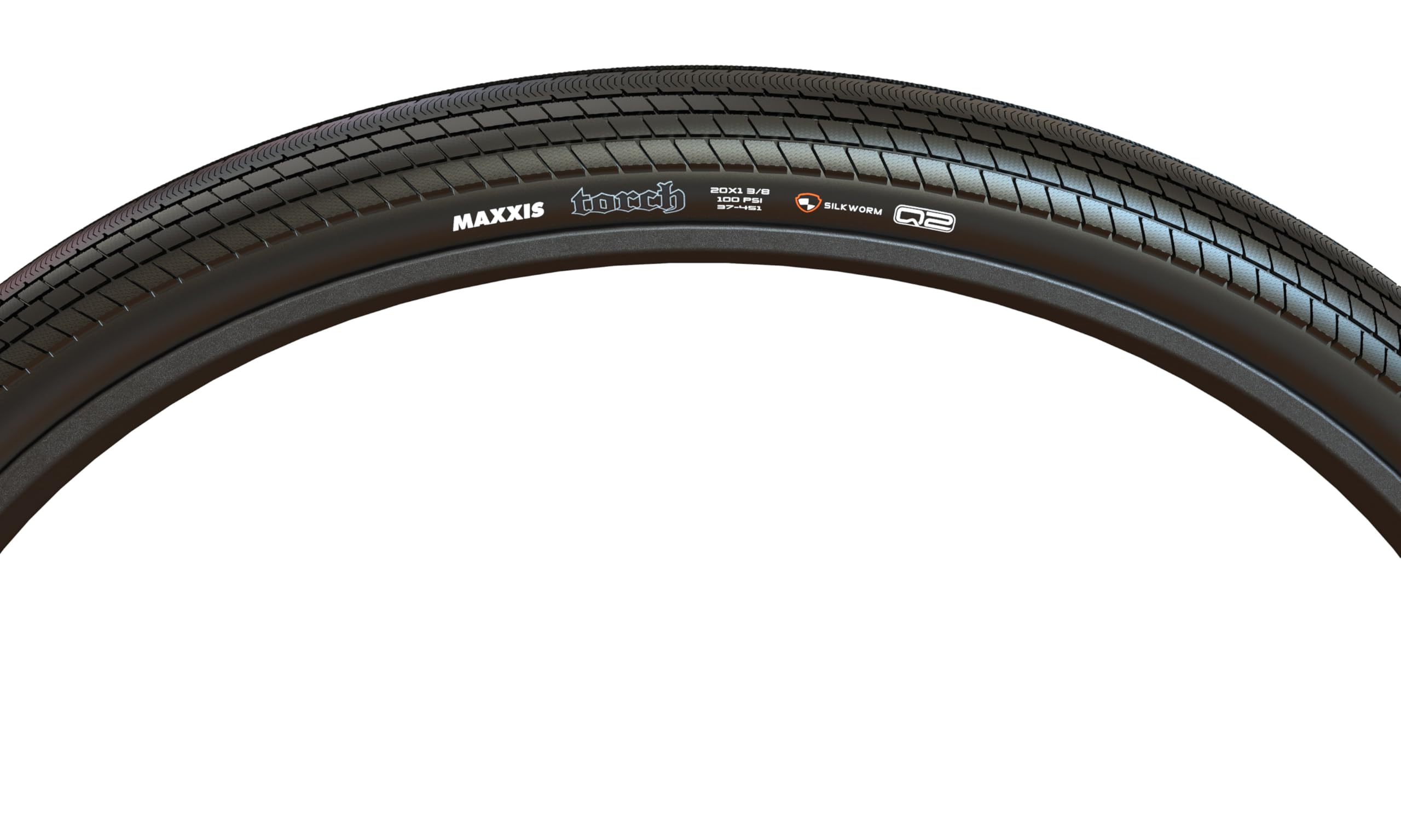 Maxxis Torch 20X1.75 120 Tpi Folding Dual Compound Exo/Tr Tyre - Black, 20 X 1.75 Inches