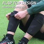 Hiaaro Soccer Shin Guards For Kids Youth Adults, Shin Pads And Sleeves With Optimized Insert Pocket, Protective Soccer Equipment