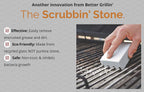 Better Grillin Scrubbin Stone Grill Cleaner-Scouring Brickbarbecue Grill Brushbarbecue Cleaner For Bbq, Griddle, 12Pk
