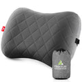 Hikenture Ultralight Inflatable Pillow With Removable Cover For Neck Lumber Support - Upgrade Washable Travel Air Pillows For Ca