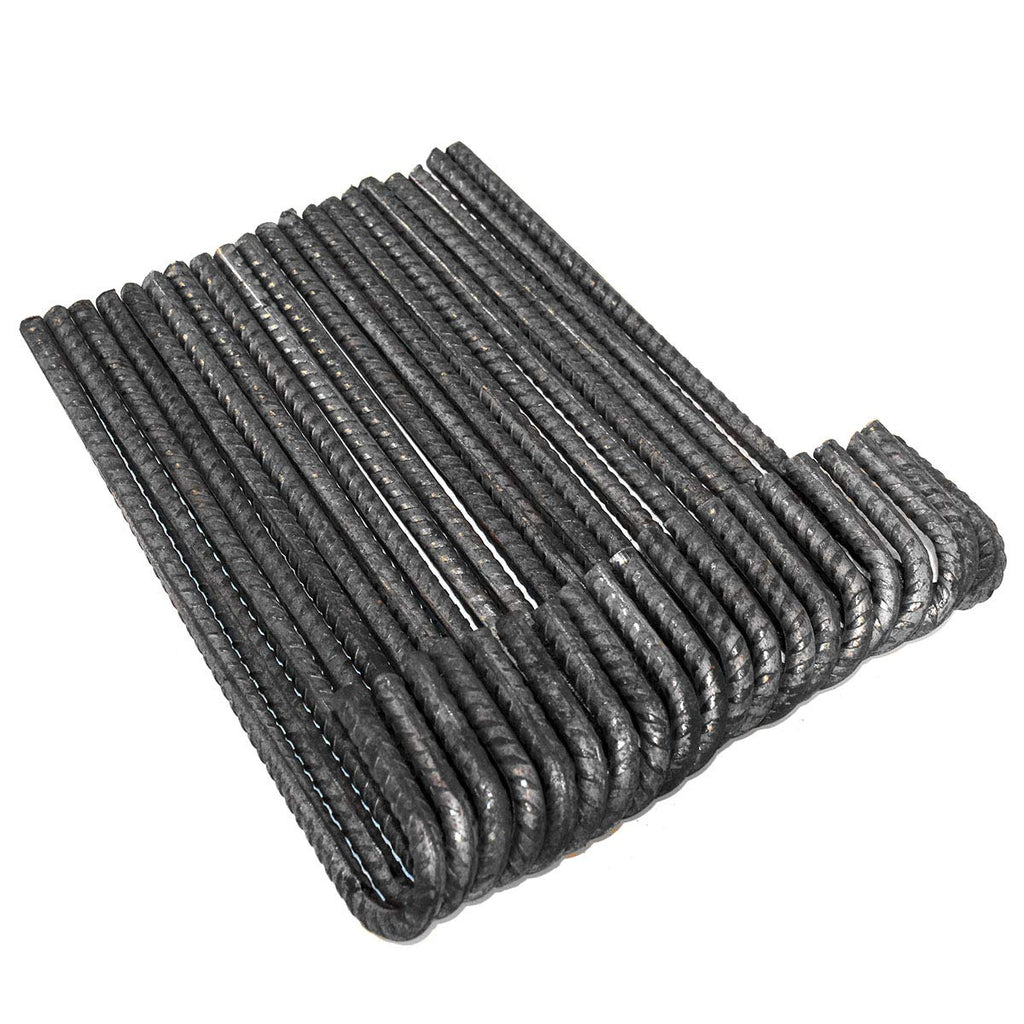 Deerbusters 18In Rebar Ground Stakes - Heavy Duty J Hook (40 Pack)