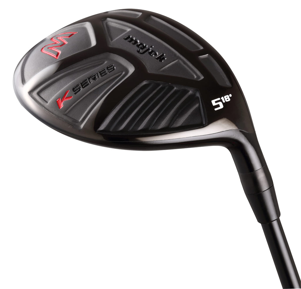 Senior Mens Majek K-Series High Launch 460Cc 10.5? Driver And 3 5 Fairway Wood Set Golf Clubs, Right Handed Senior Flex With Men