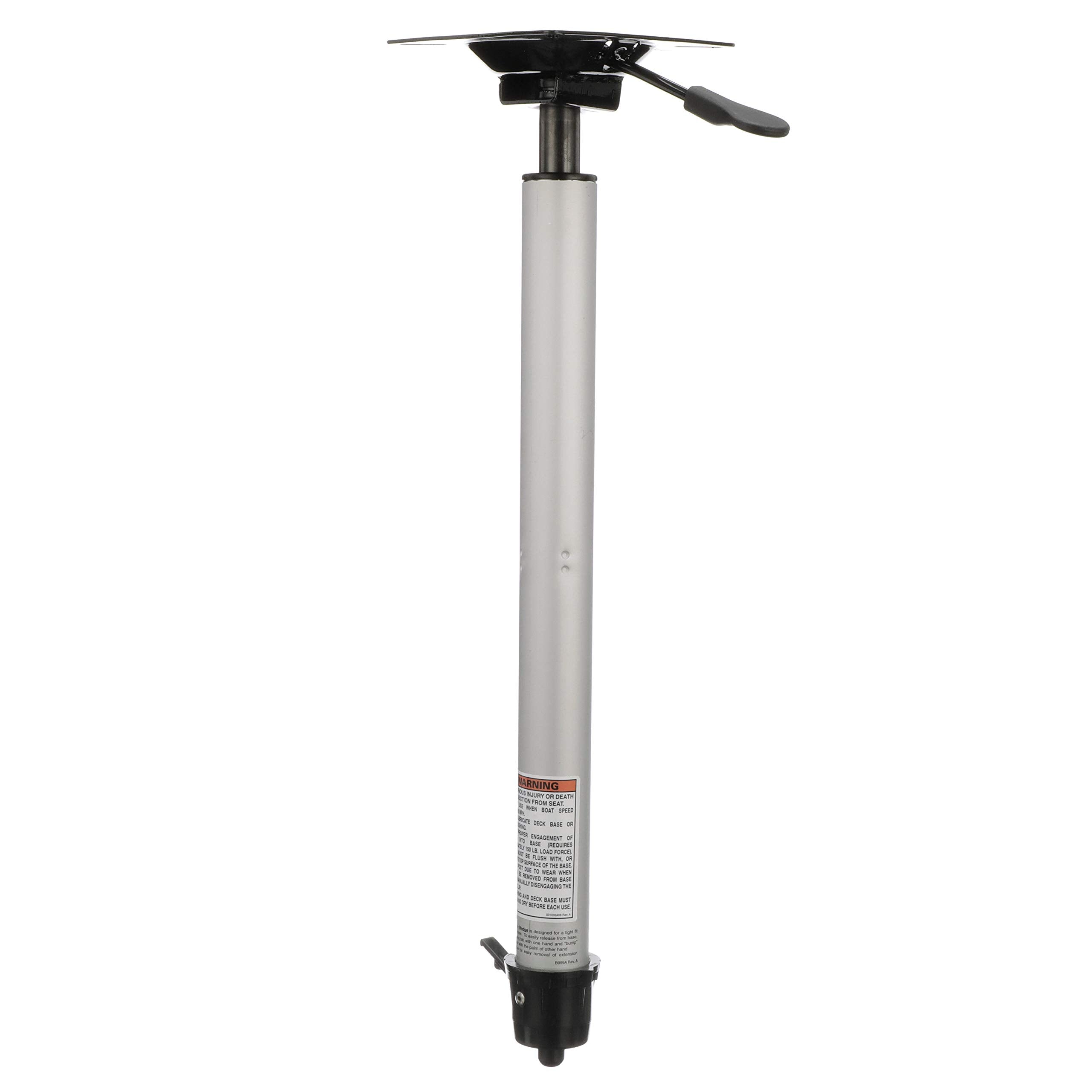 Attwood Sp-37914 Wedge 2 3/8-Inch Extension Post, Adjustable Height Seat Post, 24 To 30 Inches, Power Pedestal, With Integral Se