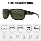 Storycoast Polarized Sports Sunglasses For Men Women Unbreakable Frame Cycling Fishing Driving 3Pack Black+Black/Brown+Black/Dar