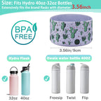 Wk Ieason Protective Silicone Sleeve Boot 32Oz 40Oz For Hydro Flask Wide Mouth Water Bottle,Takeya,Yeti And More Flask Rubber Bo