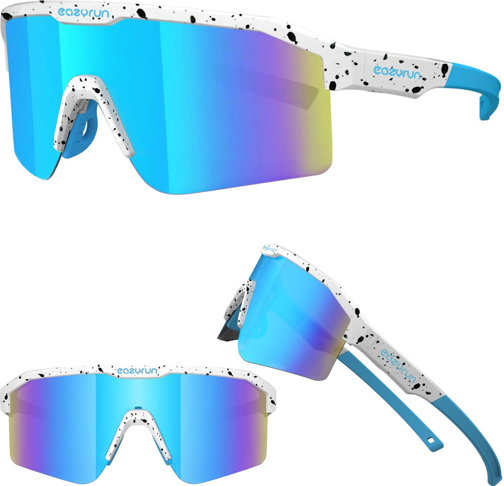 Eazyrun Polarized Small Baseball Sunglasses For Youth Women Kids, Running Cycling Soft Ball Outdoor Sports   