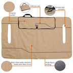 Classic Accessories Fairway Golf Cart Seat Blanket, Light Khaki