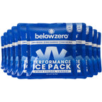 Below Zero Prefilled Reusable Ice Packs For Coolers | Long Lasting Freezer Ice Blocks For Camping, Lunch Bags & More | 48 Hour C