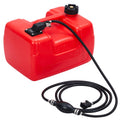 GarveeTech Marine Tank, 12 Gallon Marine Boat Transfer Tank with 9.8ft Hose, I-Shaped Handle, Easy to Carry for Outboard Engine 