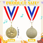 Quelay 30 Pcs 2 ' ' Gold Medals For Awards,Winner Encourage Team Participation For Kids Adults Trophy Award Prize Gift Competiti