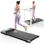 Deerrun Walking Pad, 2025 Smart Under Desk Treadmill, Treadmills For Home/Office, 2 In 1 Walking Pads Treadmill With Led Dispaly
