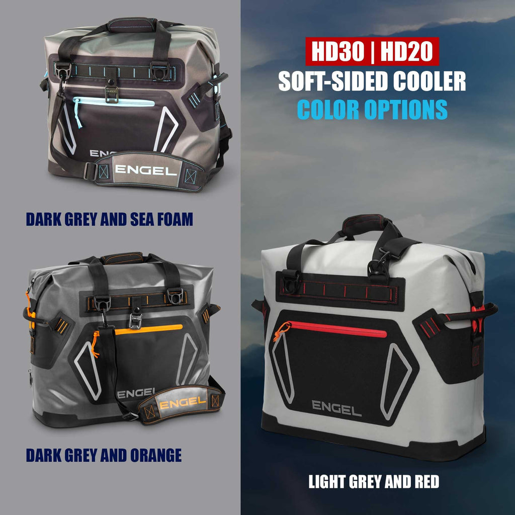 Engel Hd30 High-Performance Soft Sided Tote Cooler - Durable, Leak-Proof, Portable Ice Chest For Camping, Fishing, Tailgating &