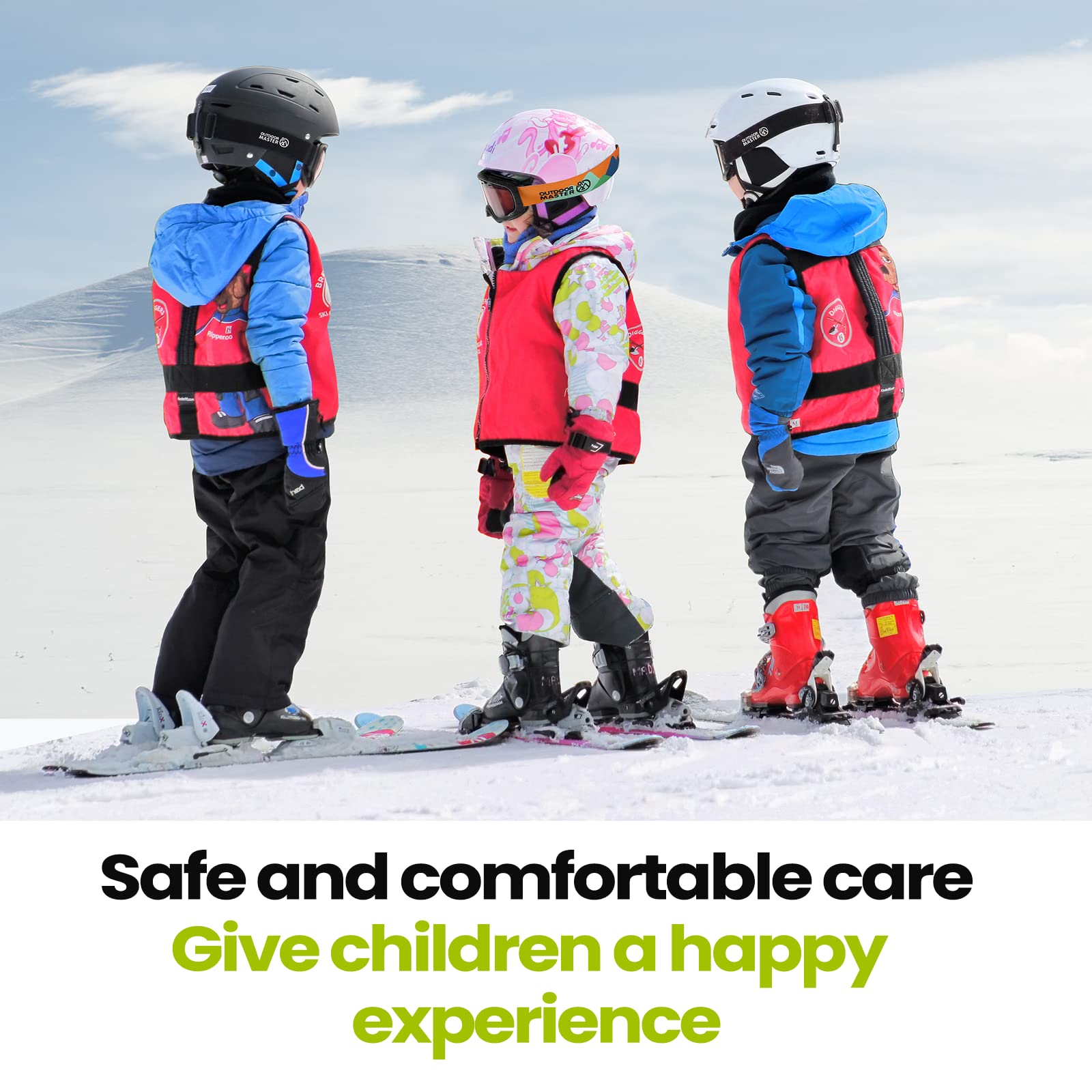 OutdoorMaster Kids Ski Goggles, Snowboard Goggles - Youth Snow Goggles - Sunset Slope