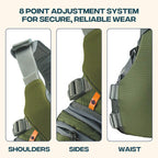 Stohlquist Keeper Fishing Lifejacket (Pfd)-Green-M