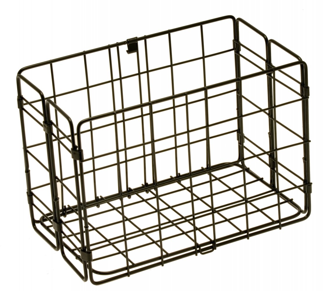 Wald W582BL 582 Rear Folding Bicycle Basket (12.75 x 7.25 x 8.5, Black)
