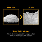 Anchorgel Polymer, Replacement For Sand And Sand Bags To Keep Portable Basketball Hoops, Patio Umbrellas & Other Equipment With
