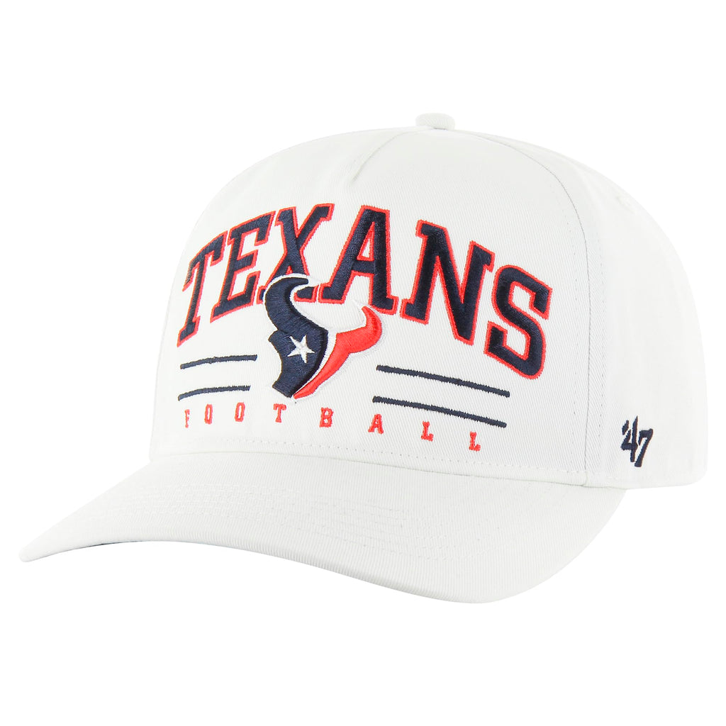 47 Men'S White Houston Texans Roscoe Hitch Rope Adjustable Hat