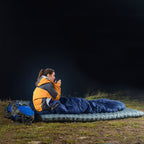 Bisinna Xxl Sleeping Bag(90.55X39.37) For Big And Tall Adults,3-4 Seasons Plus Size Warm And Comfortable Waterproof Lightweight