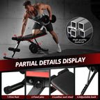 Orinar Weight Bench Press, Strength Training Adjustable Workout Benches For Full Body, Gym Benches For Incline Decline Exercise