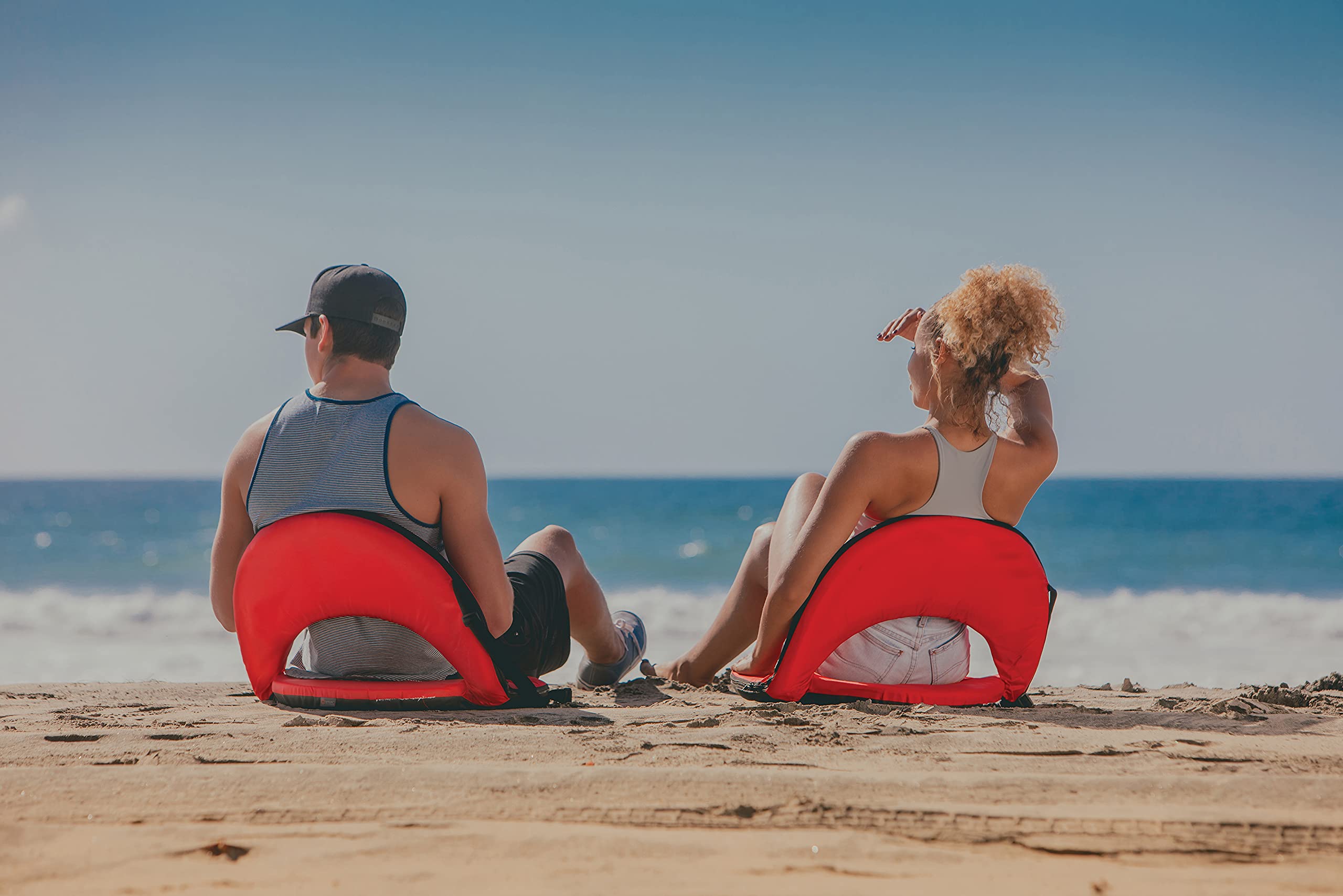 Oniva Portable Reclining Seat, (Red)