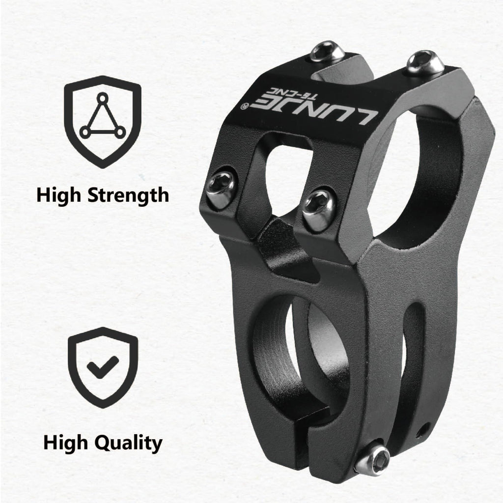 Jeelad Bike Stem 25.4/31.8 45Mm Mountain Bike Bicycle Stem Short Handlebar Stem Riser For Most Bicycle, Road Bike, Mtb, Bmx, Cyc